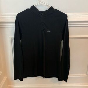 Kid's Black REI 1/4 Zip